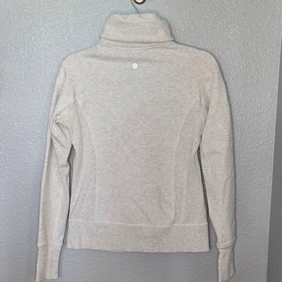 Lululemon Calm & Cozy Jacket - 6 Heathered White - Picture 5 of 10